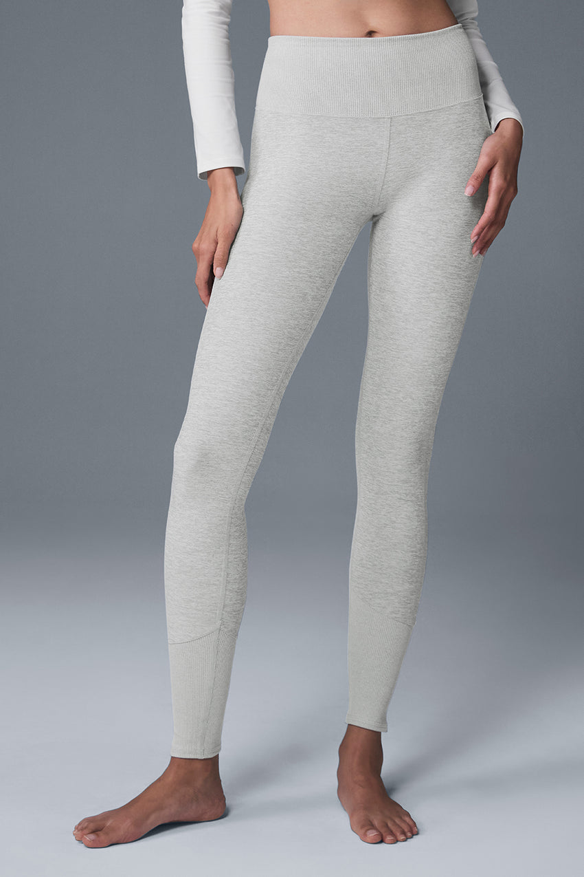 High-Waist Alosoft Lounge Legging - Black