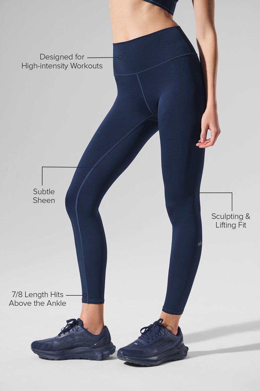 7/8 High-Waist Airlift Legging - Black
