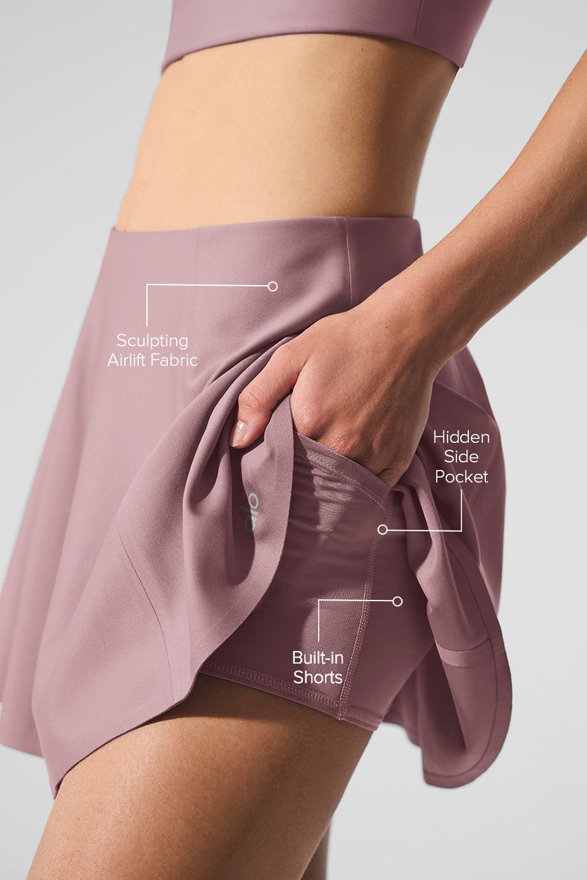 Airlift Down The Line Tennis Skirt - Black