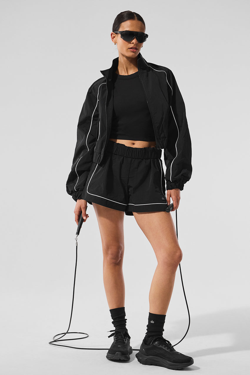 Motivate Track Short - Black/White