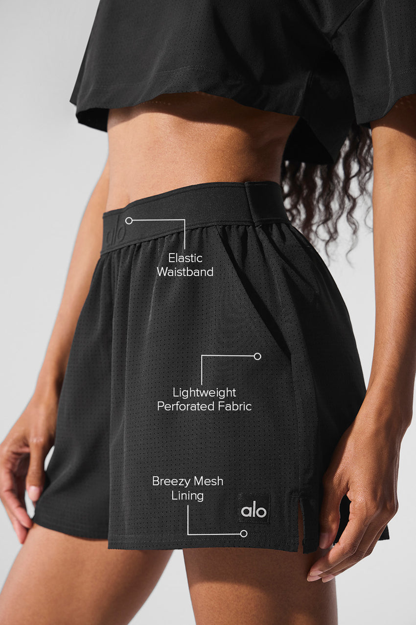 Mesh Mirage Short - White