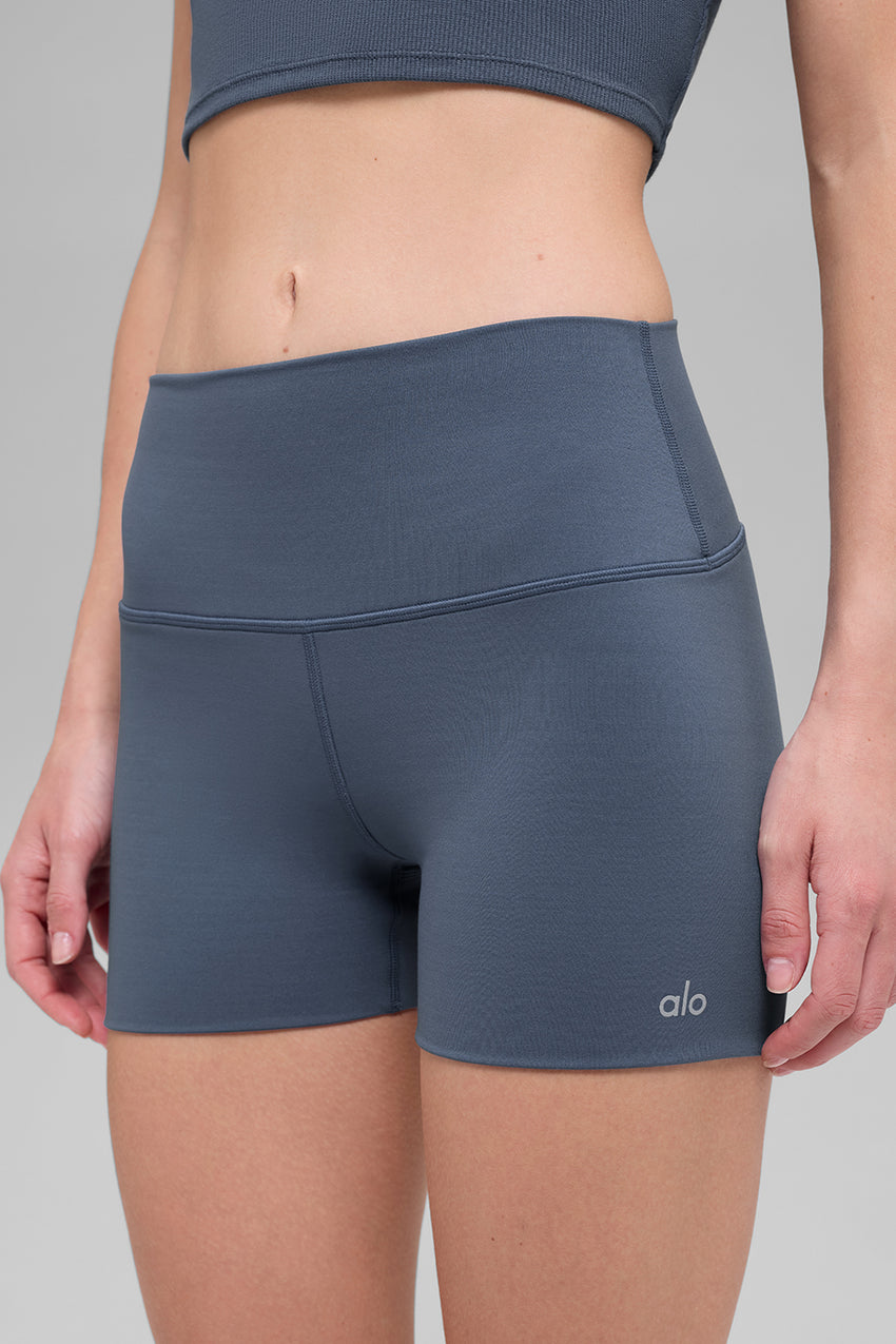 3" ALO Softsculpt High-Waist Precision Short - Black