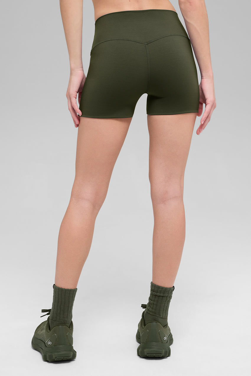 3" ALO Softsculpt High-Waist Precision Short - Black