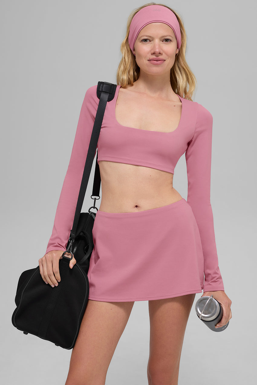 ALO Softsculpt Precision Mini Skirt - Black
