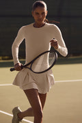 Dreamscape Tennis Skirt - Macadamia