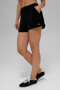 Micro Corduroy On Duty Short - Black
