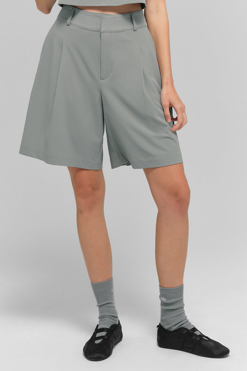 High-Waist Dreamscape Short - Semi Sheer White