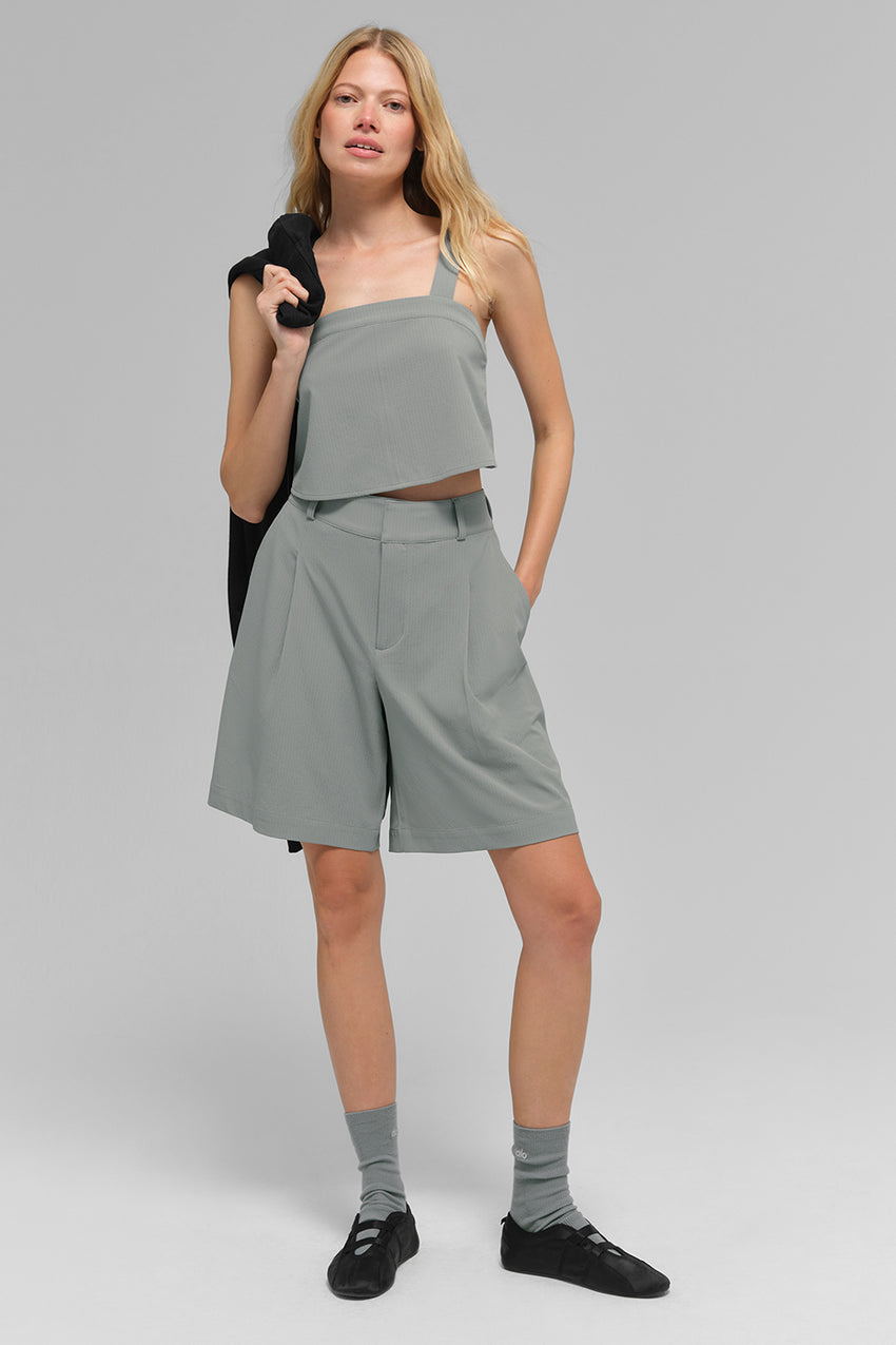 High-Waist Dreamscape Short - Semi Sheer White