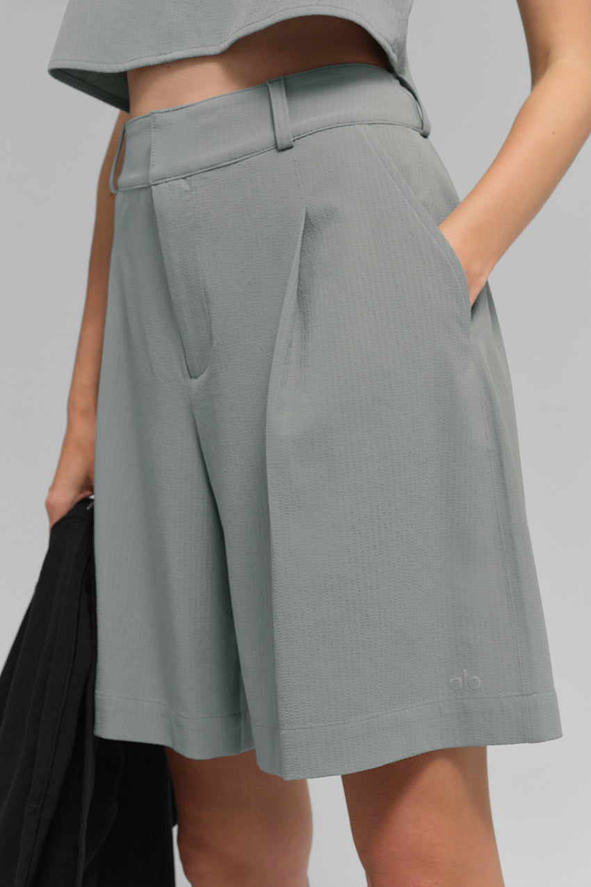 High-Waist Dreamscape Short - Semi Sheer White
