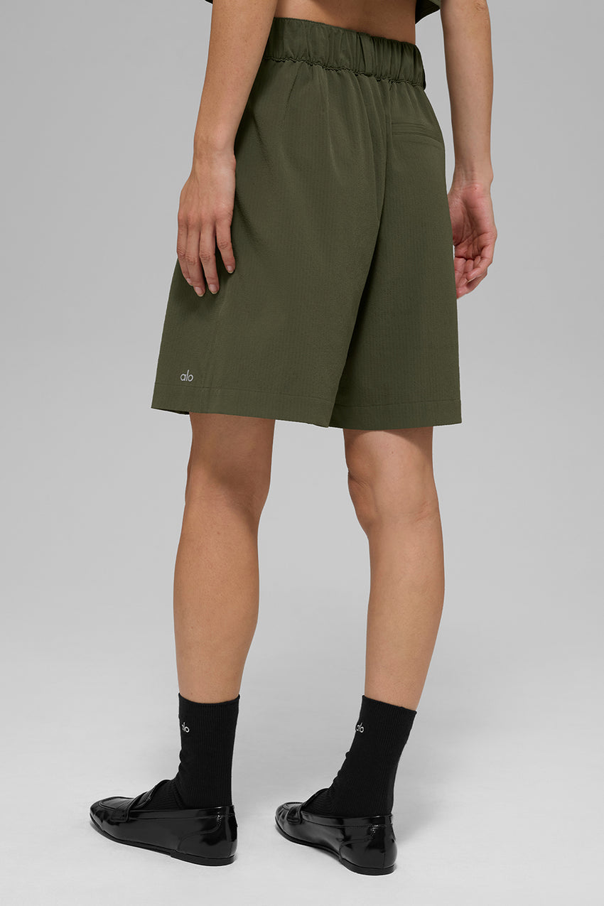 High-Waist Dreamscape Short - Semi Sheer White