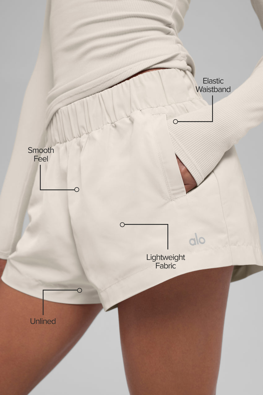 High-Waist Socialite Short - Black