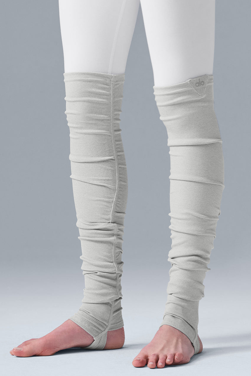 Goddess Leg Warmer - Dove Grey Heather