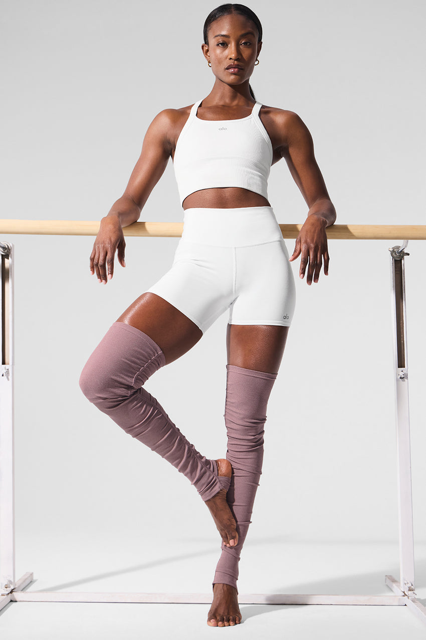 Goddess Leg Warmer - Dove Grey Heather