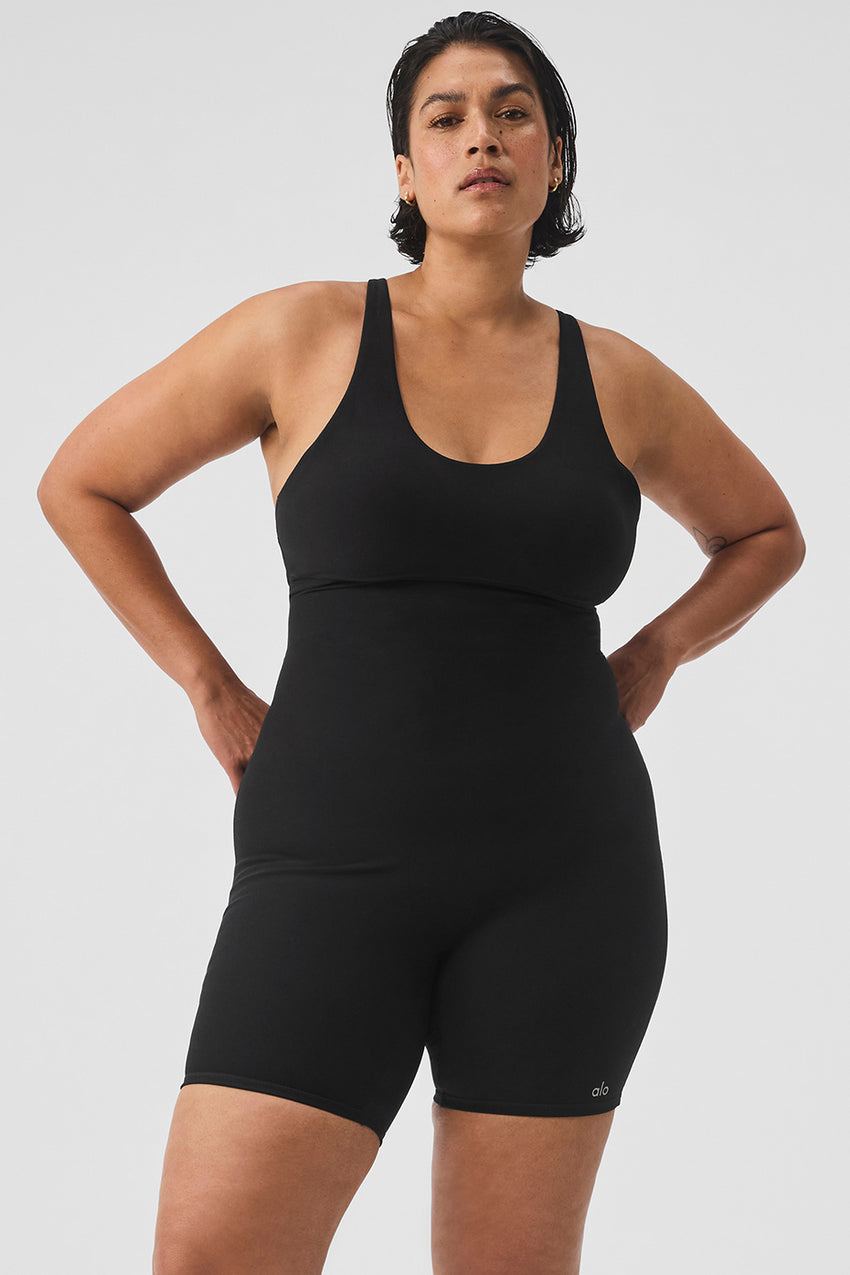 Alosoft Center Stage Onesie - Athletic Heather Grey