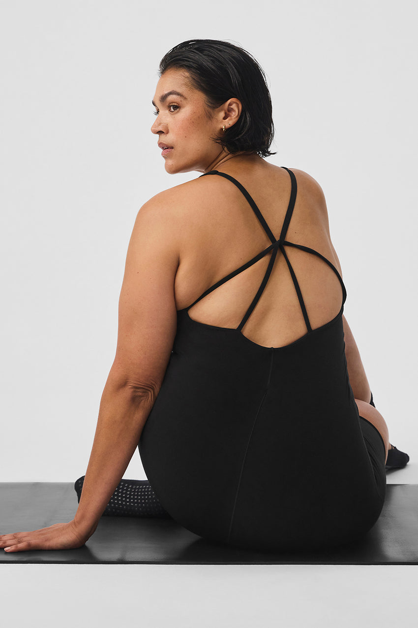 Alosoft Center Stage Onesie - Athletic Heather Grey