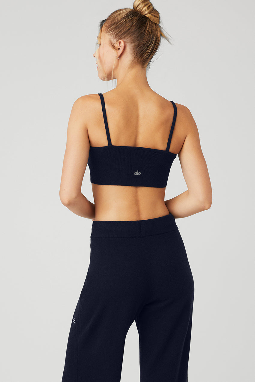 Cashmere Jet Set Bra - Black