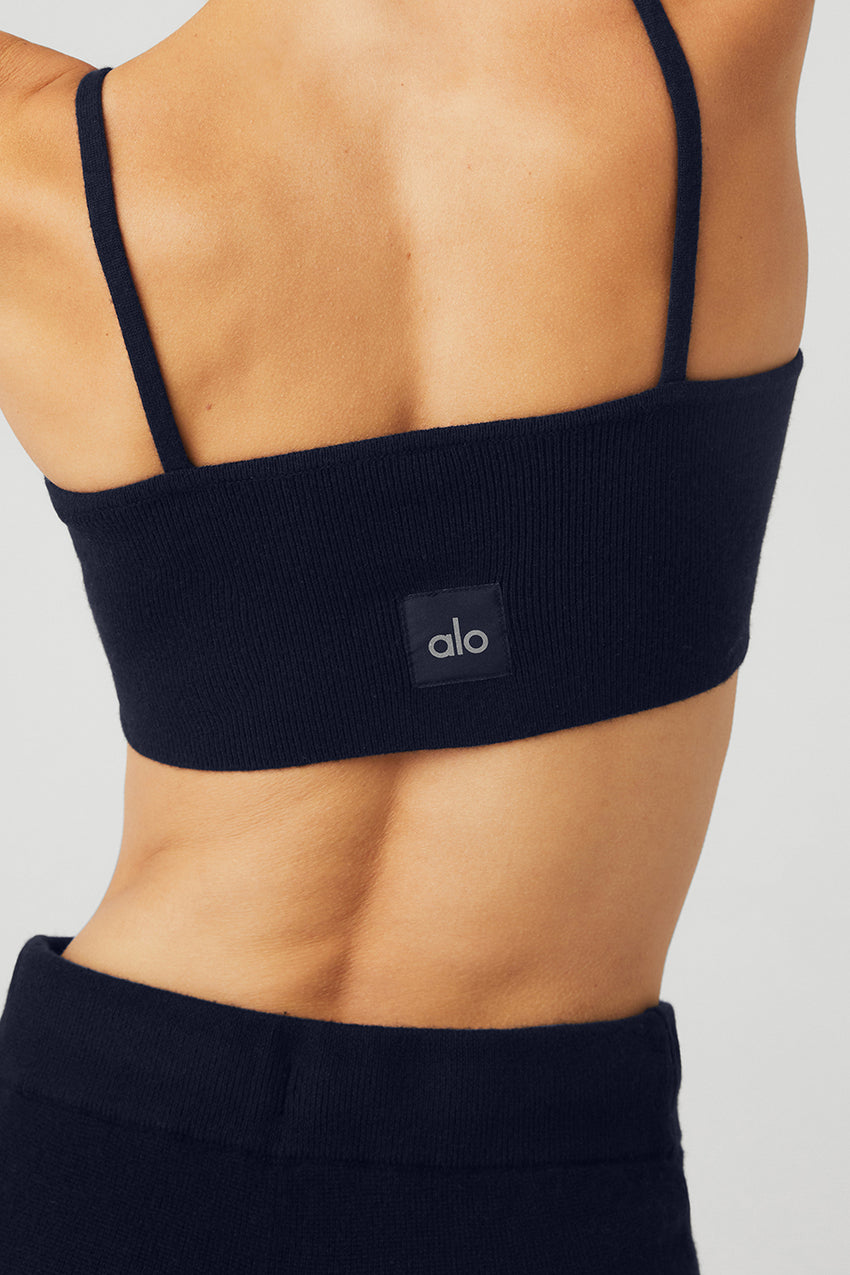 Cashmere Jet Set Bra - Black