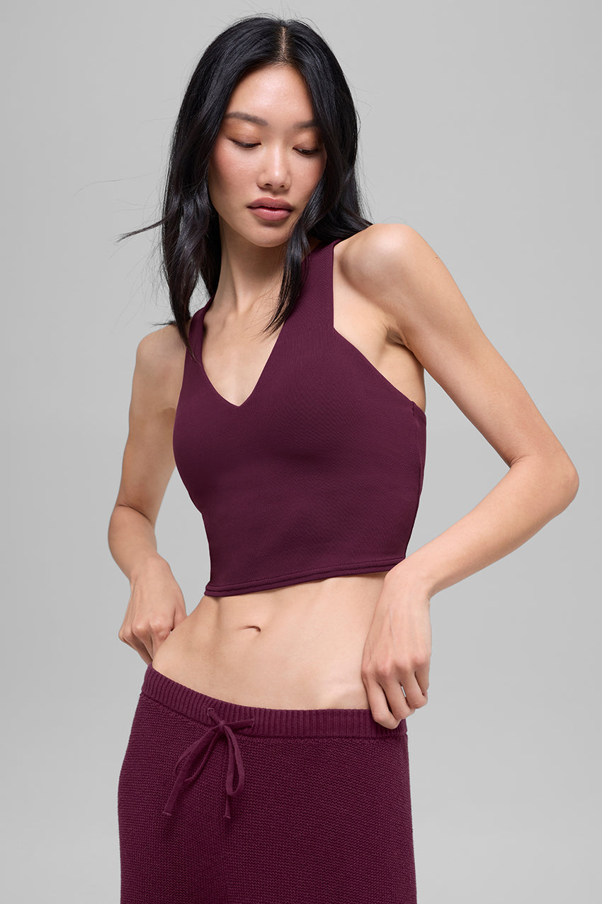 Airbrush Real Bra Tank - Black