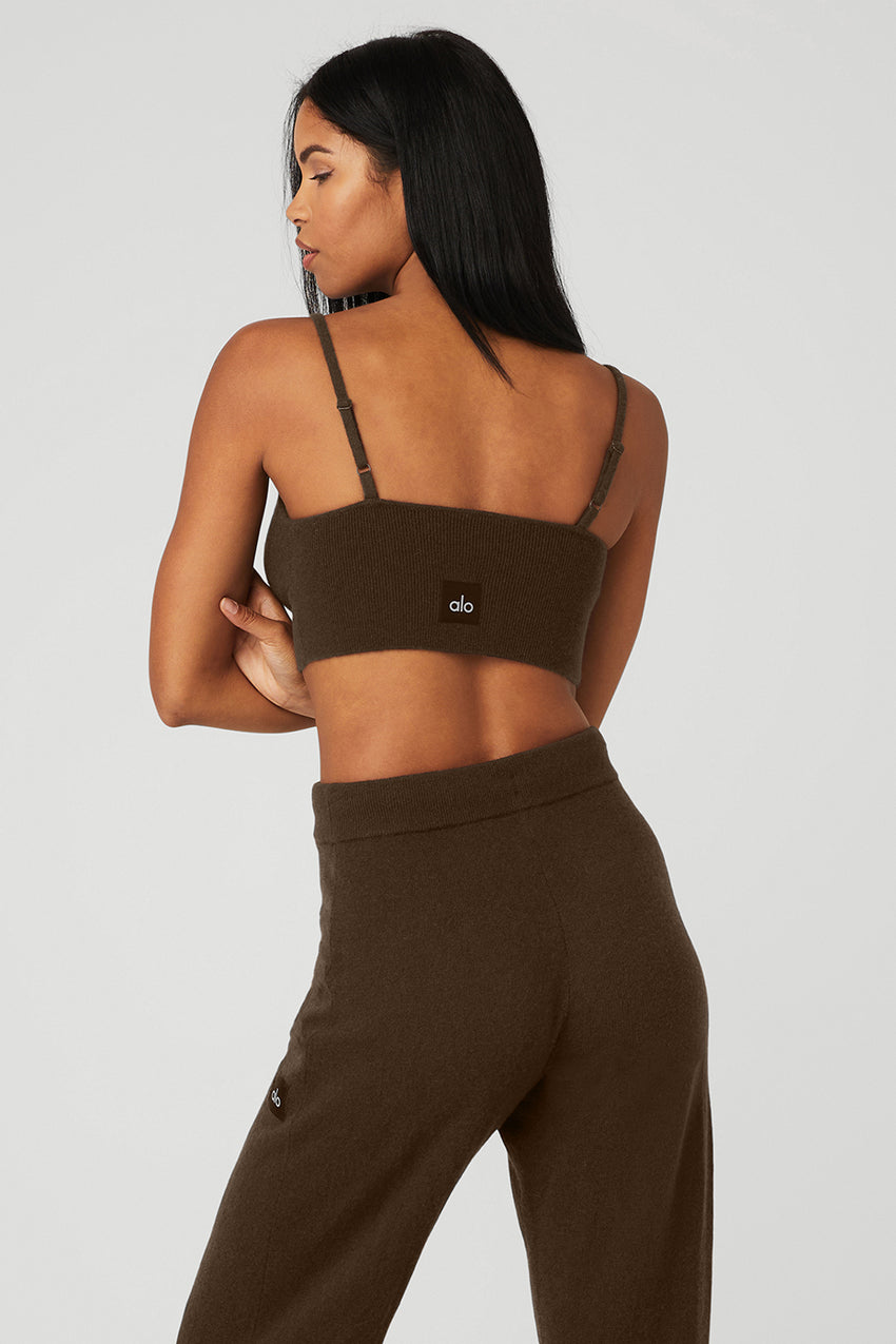 Cashmere Jet Set Bra - Black