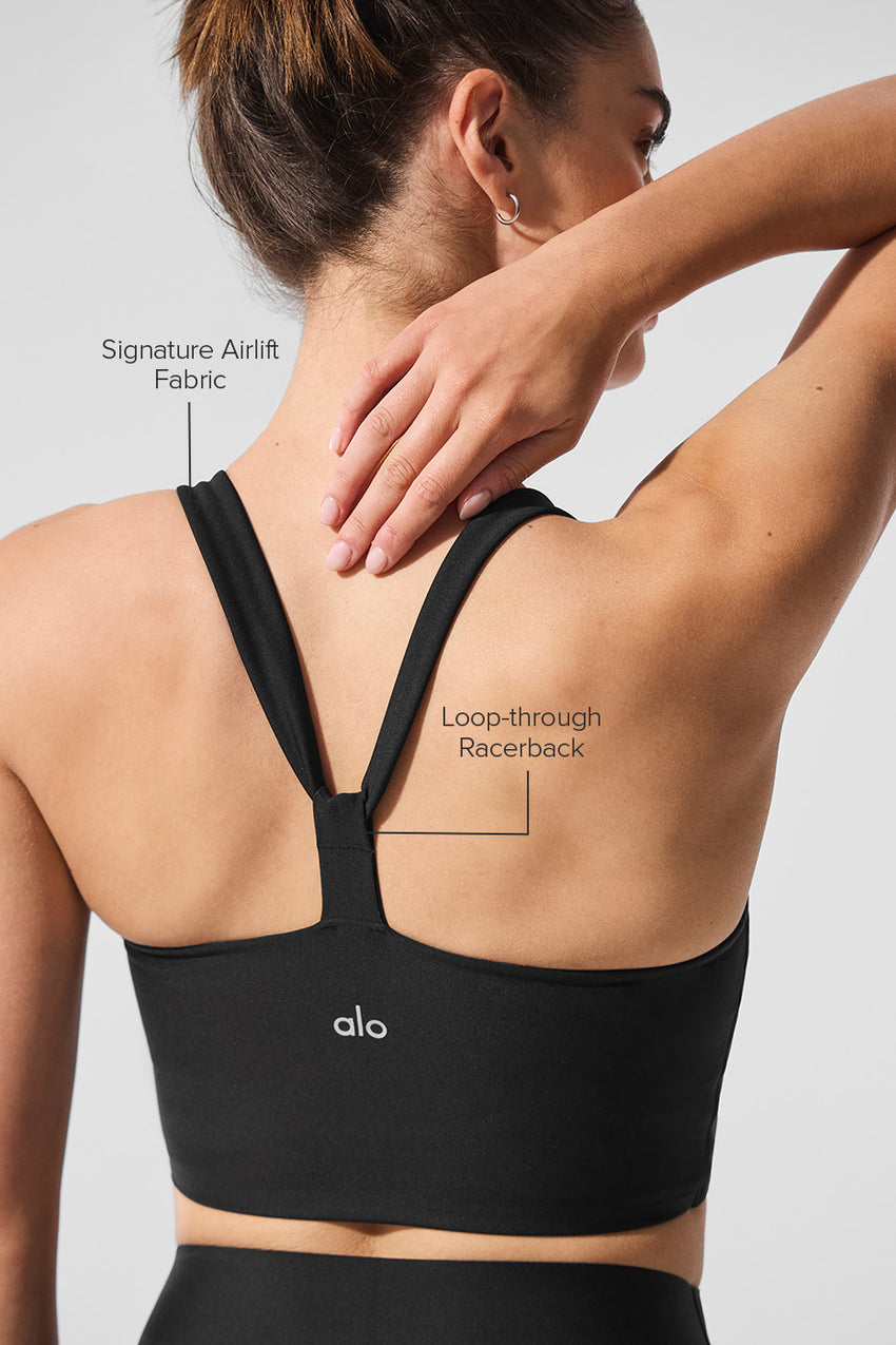 Airlift Sleek Bra Tank - Black