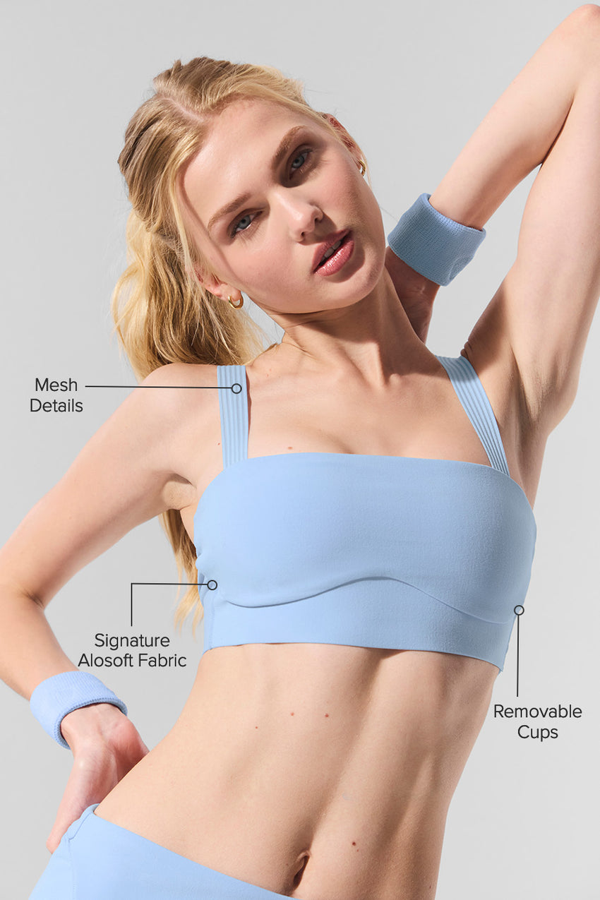 Alosoft Serve It Up Bra - Black