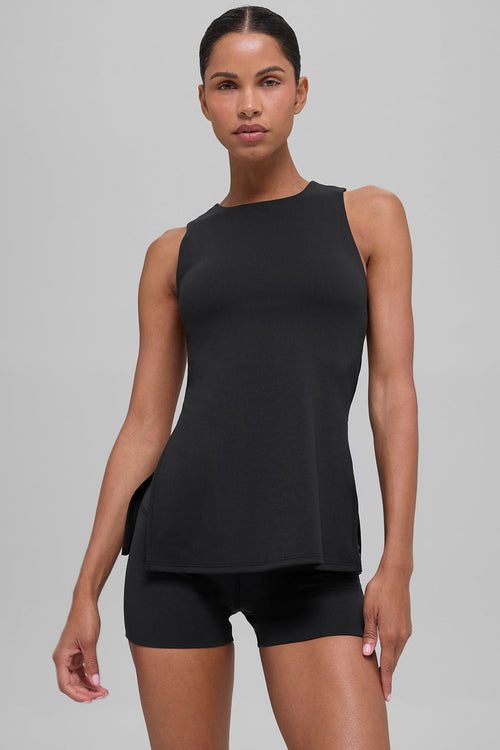 ALO Softsculpt Precision Full Length Bra Tank - Black