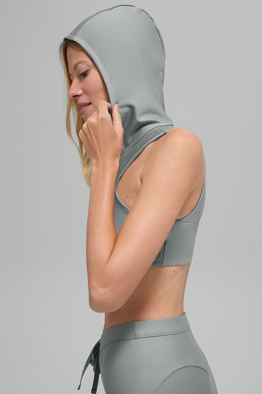 Airlift Light Speed Hooded Bra - Black